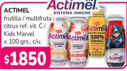 Beltrán Supermercados Actimel frutilla / multifruta / citrus ref. vit C / Kids Marvel oferta