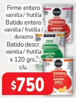 Beltrán Supermercados La serenisima yogur batido oferta