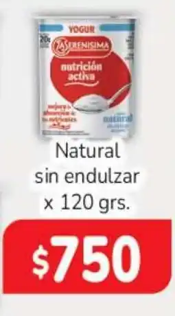 Beltrán Supermercados La serenisima yogur natural oferta