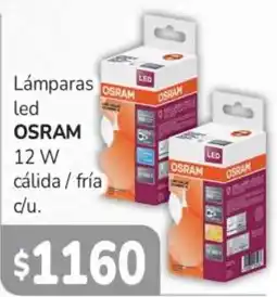Beltrán Supermercados Osram lamparas led 12 w cálida / fría oferta