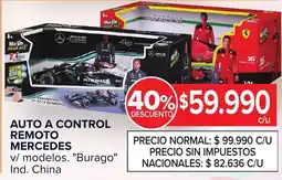 Carrefour MaiSto auto a control remoto mercedes oferta