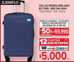 Carrefour Carrefour valija rígida málaga 63 cms oferta