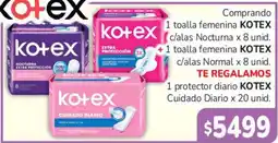 Beltrán Supermercados Kotex toallas femeninas oferta