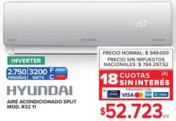 Carrefour Hyundai aire acondicionado split oferta