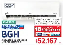 Carrefour Bghh aire acondicionado split oferta