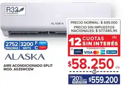 Carrefour Alaska aire acondicionado split oferta