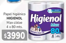 Beltrán Supermercados Higienol papel higiénico max c/alo oferta