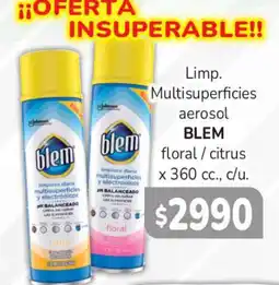 Beltrán Supermercados Blem limpieza diaria multisuperficies y electrónicos oferta