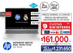 Carrefour Hp notebook amd r5 oferta
