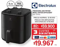 Carrefour Electrolux freidora air fryer oferta