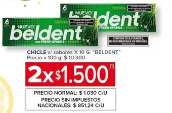 Carrefour Express Beldent chicle oferta