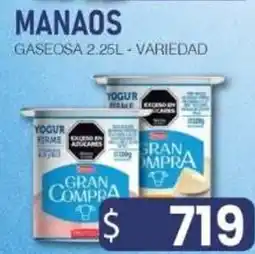 Masivos Manaos gaseosa 2.25l - variedad oferta