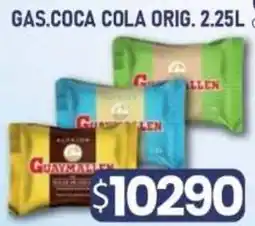 Masivos Guaymallen gas.coca cola orig. oferta
