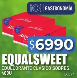 Masivos Equalsweet edulcorante clasico sobres oferta