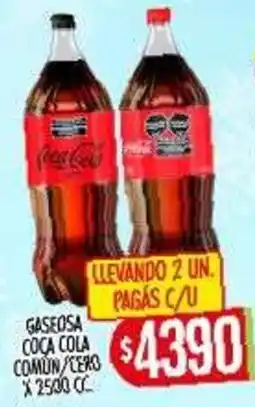 Supermercados Caracol Coca cola gaseosa común oferta