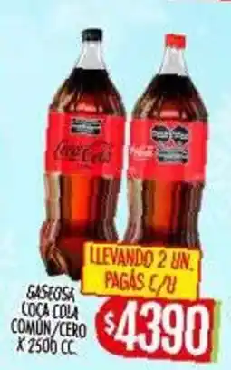Supermercados Caracol Coca cola gaseosa comun oferta