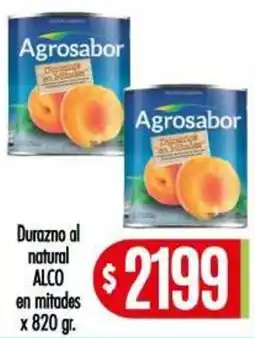 Supermercados Caracol Agrosabor durazno al natural oferta