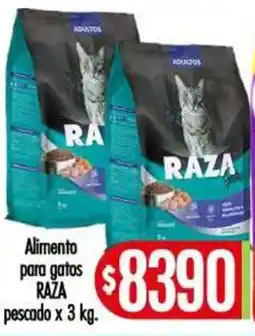 Supermercados Caracol Raza alimento para gatos oferta