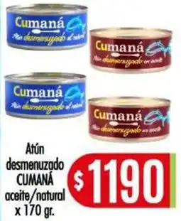 Supermercados Caracol Cumaná atún desmenuzado oferta