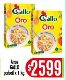 Supermercados Caracol Gallo arroz parboil oferta