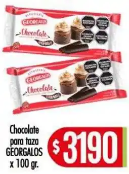 Supermercados Caracol Georgalos chocolate oferta