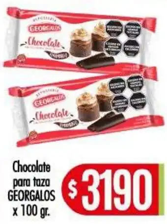 Supermercados Caracol Georgalos chocolate oferta