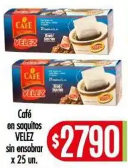 Supermercados Caracol Velez cafe en saquitos oferta