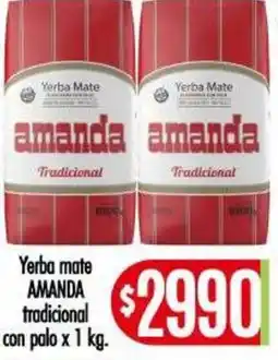 Supermercados Caracol amanda yerba mate tradicional oferta