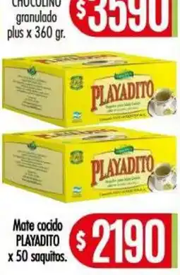 Supermercados Caracol Playadito mate cocido oferta