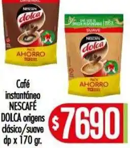 Supermercados Caracol Nescafe dolca cafe instantaneo oferta