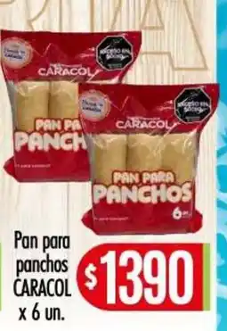 Supermercados Caracol Caracol pan para panchos oferta