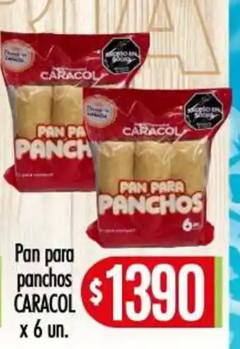 Supermercados Caracol Caracol pan para panchos oferta