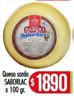 Supermercados Caracol Saborlac queso sardo oferta