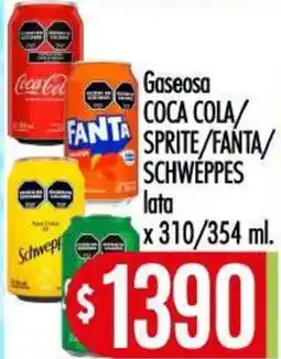 Supermercados Caracol Coca cola gaseosa cola/sprite/fanta/schweppes oferta