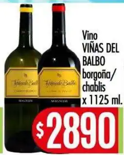 Supermercados Caracol Viñas del balbo vino borgoña/chablis oferta