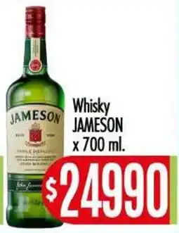Supermercados Caracol Jameson whisky oferta