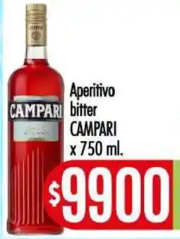 Supermercados Caracol Campari aperitivo bitter oferta