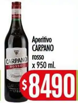 Supermercados Caracol Carpano aperitivo rosso oferta