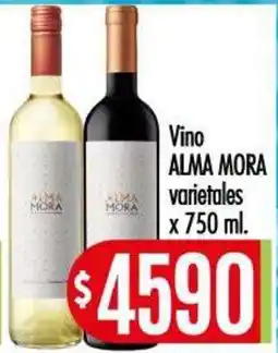Supermercados Caracol Alma mora vino varietales oferta