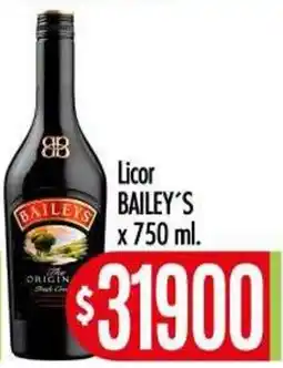 Supermercados Caracol Baileys licor oferta
