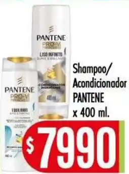 Supermercados Caracol Pantene shampoo/ acondicionador oferta