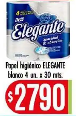 Supermercados Caracol Elegante papel higiénico blanco oferta