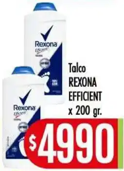 Supermercados Caracol Rexona talco efficient oferta