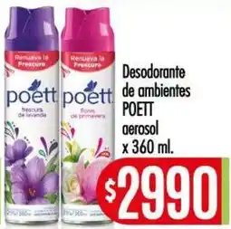 Supermercados Caracol Poett desodorante de ambientes oferta