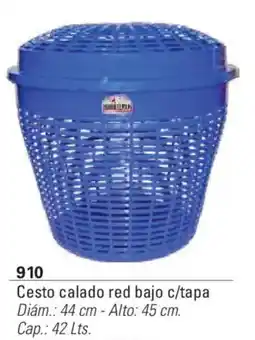 Colombraro Cesto calado red bajo c/tapa oferta