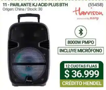 Harrivison parlante kj acid plus bth