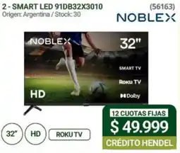 Hendel Noblex smart tv oferta