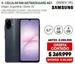 Hendel Samsung celular sm-a075mzkaarg a07 oferta