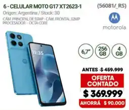 Hendel Motorola celular moto g17 oferta