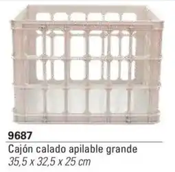 Colombraro Cajón calado apilable grande oferta